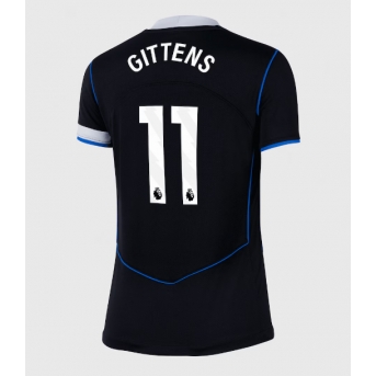 Billige Fotballdrakt Chelsea Jamie Gittens #11 Replika Tredjedrakt Dame 2025-26 Kortermet